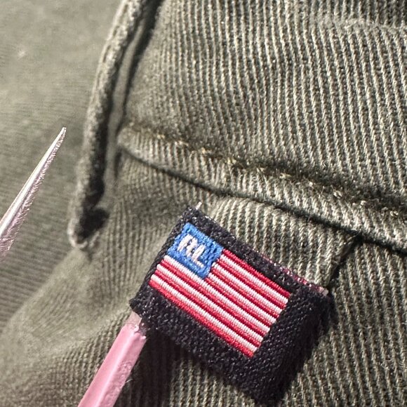 Vintage Polo Jeans Co. Ralph Lauren Green Cotton Womens SZ 8 Button Fly Shorts - Picture 4 of 10